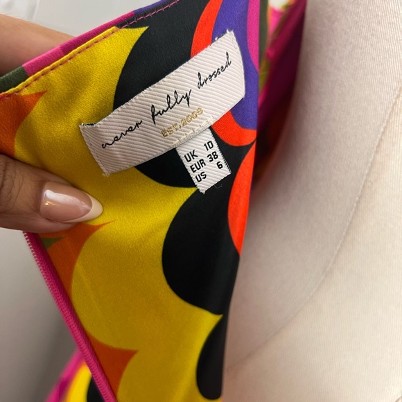 NEVER FULLY DRESSED Marble Arch Wide Leg Jumpsuit In Multi - Picture 8 of 8